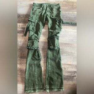 Pheelings men’s  Green Cargo Jeans